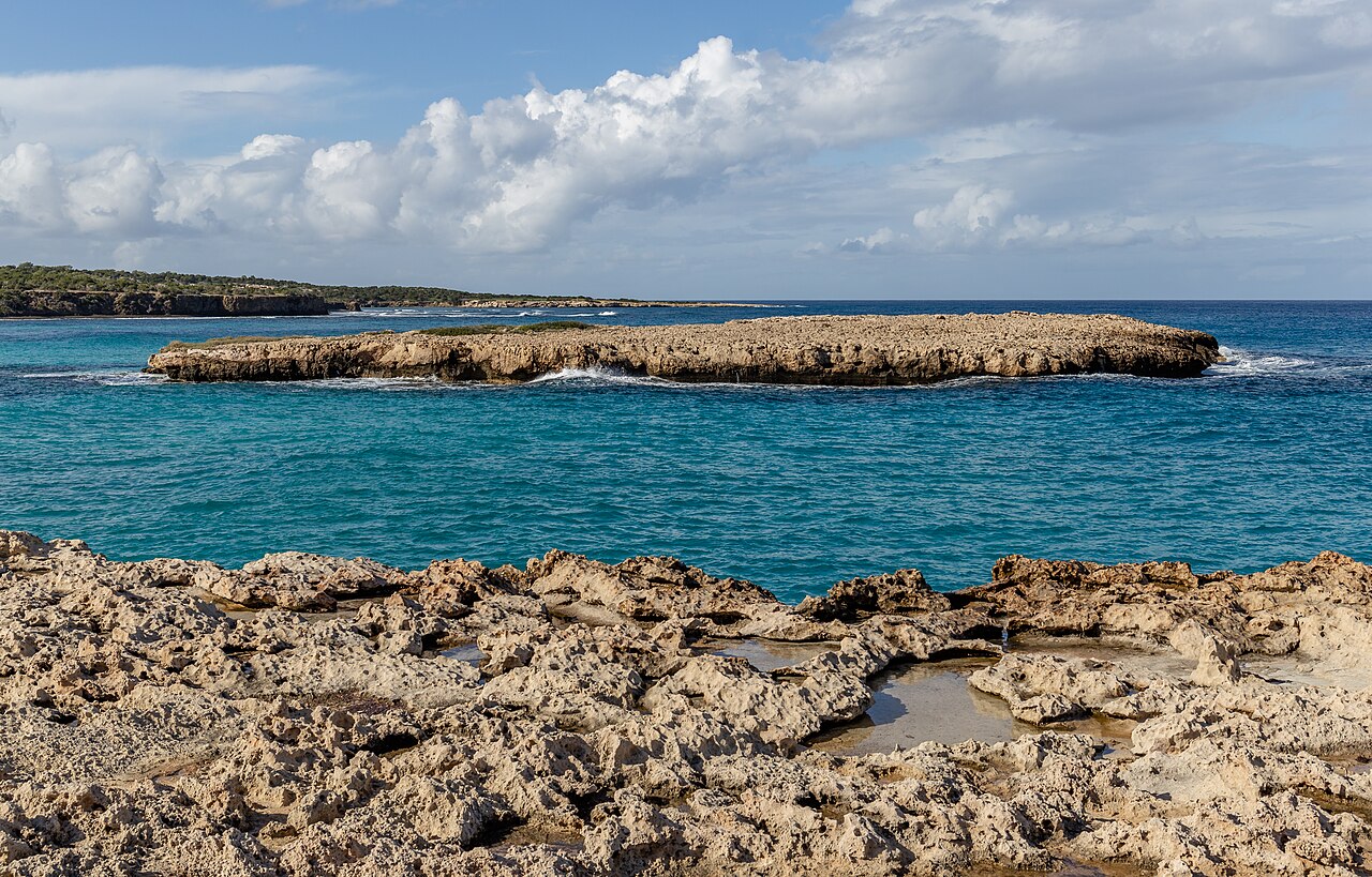Blue Lagoon shoreline and clear water on the Akamas Peninsula